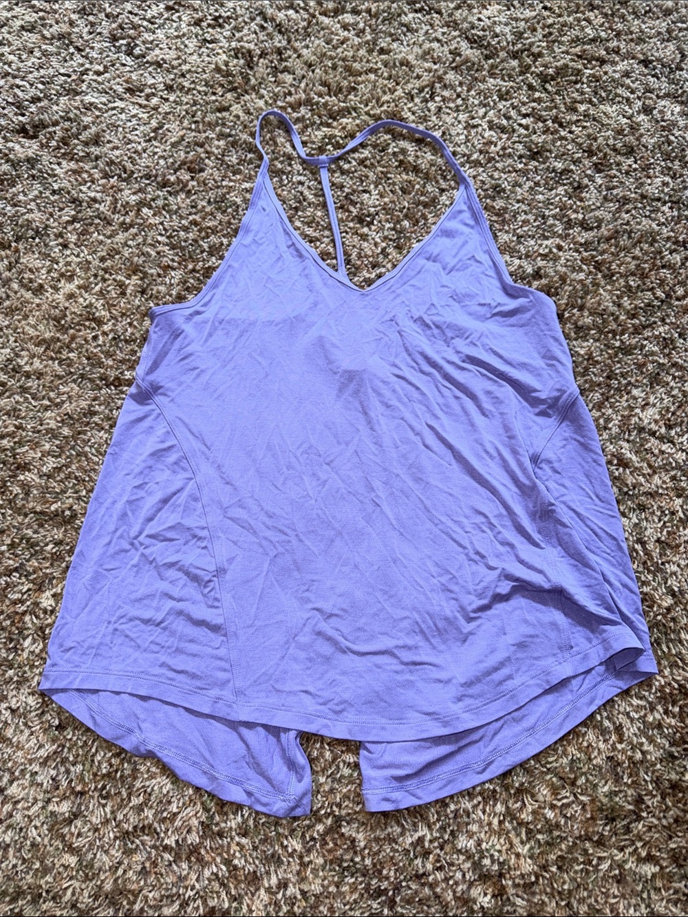 lululemon athletica Lavender V-Neck Racerback Tank